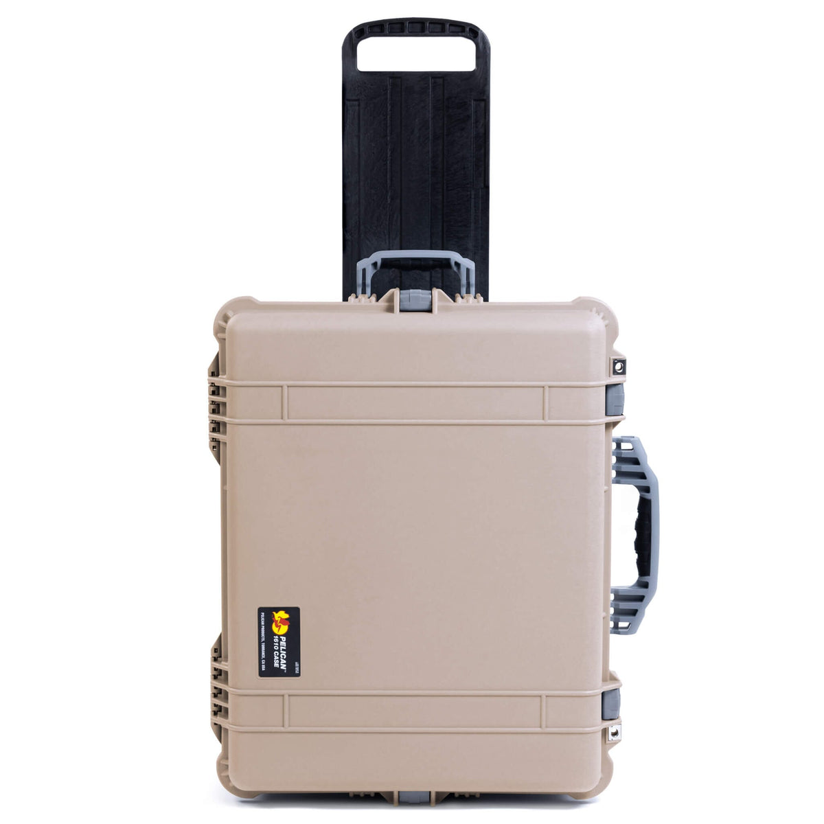 Pelican 1610 Case, Desert Tan with Silver Handles and Latches
