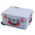 Pelican 1610 Case, Silver with Red Handles and Latches ColorCase 