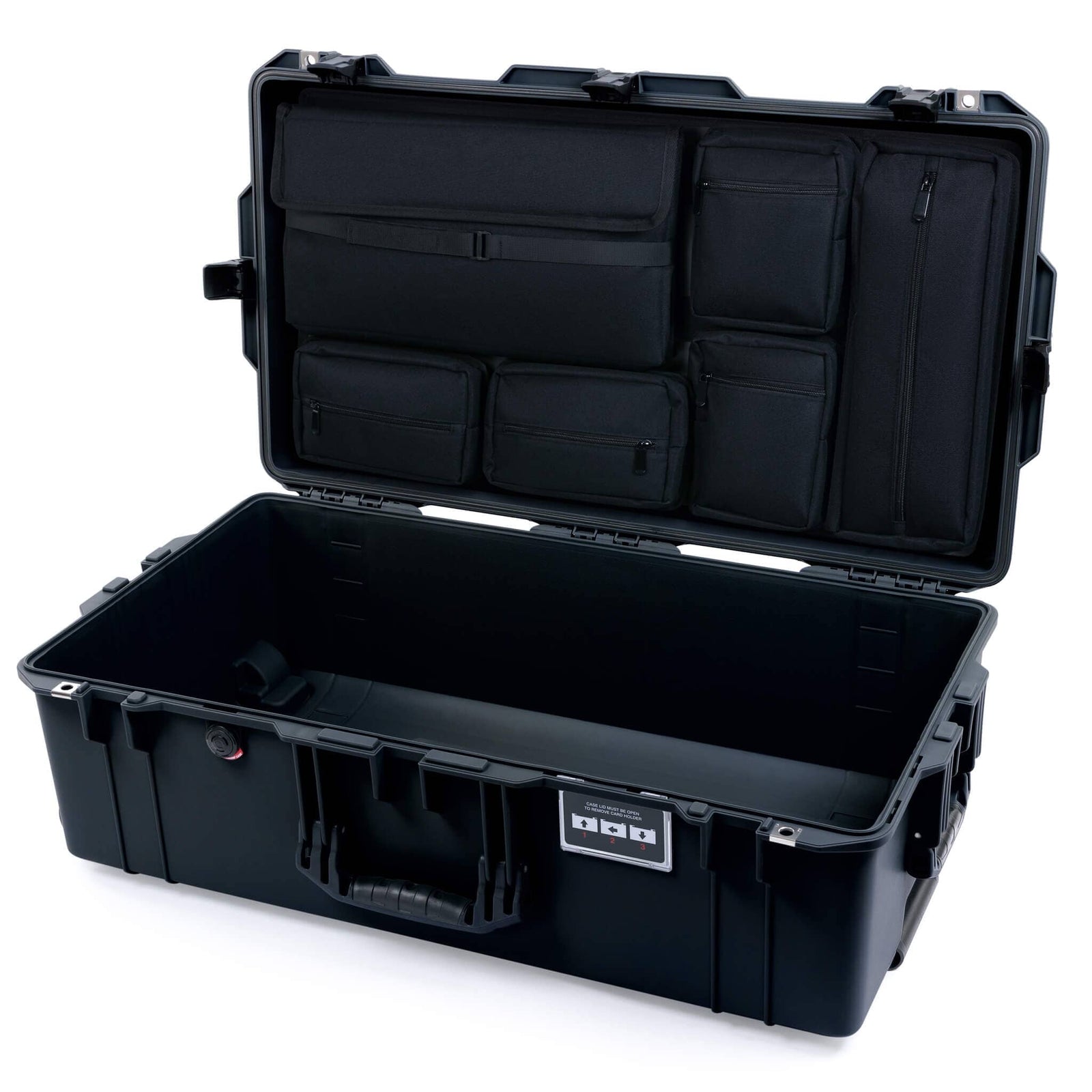 Pelican 1615 Air Case - Black Laptop Computer Lid Pouch Only ColorCase 016150-0200-110-111