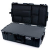 Pelican 1615 Air Case, Black Pick & Pluck Foam with Laptop Computer Lid Pouch ColorCase 016150-0201-110-111