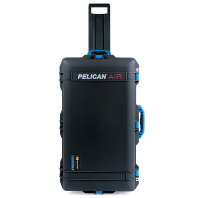 Pelican 1615 Air Case, Black with Blue Handles & Latches ColorCase