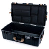 Pelican 1615 Air Case, Black with Desert Tan Handles & Latches Laptop Computer Lid Pouch Only ColorCase 016150-0200-110-311