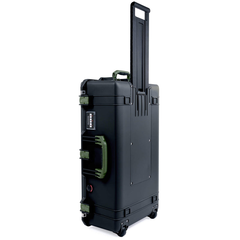 Pelican 1615 Air Case, Black with OD Green Handles & Latches