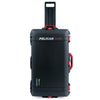 Pelican 1615 Air Case, Black with Red Handles & Latches ColorCase
