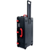 Pelican 1615 Air Case, Black with Red Handles & Latches ColorCase