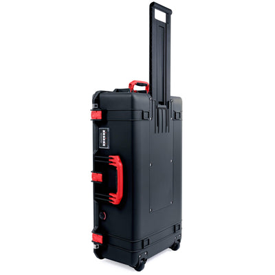 Pelican 1615 Air Case, Black with Red Handles & Latches ColorCase