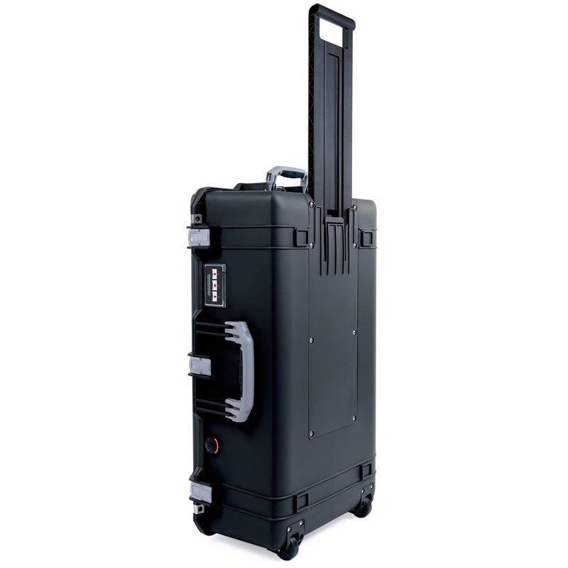 Pelican 1615 Air Case, Black with Silver Handles & Latches ColorCase 