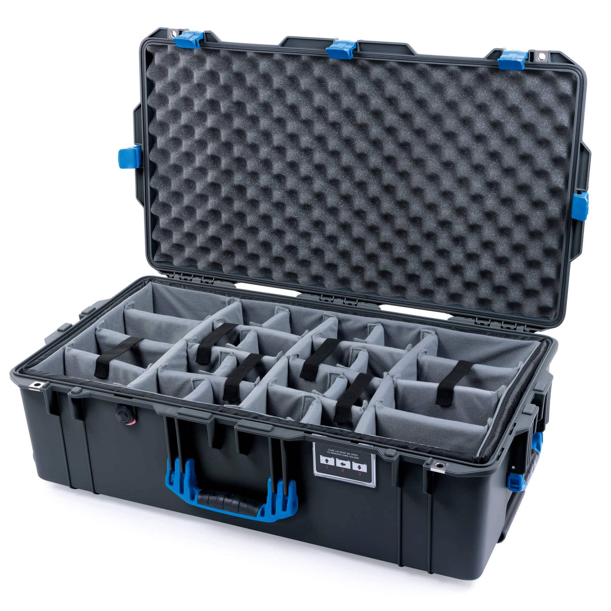 Pelican 1615 Air Case - Charcoal &amp; Blue