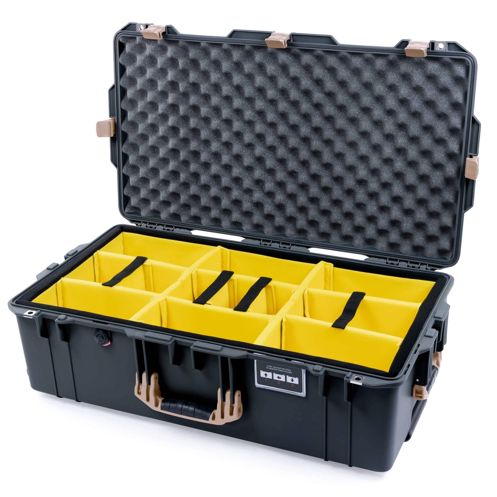 Pelican 1615 Air Case - Charcoal & Desert Tan