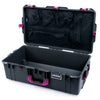 Pelican 1615 Air Case, Charcoal with Magenta Handles & Latches Mesh Lid Organizer Only ColorCase 016150-0100-520-401