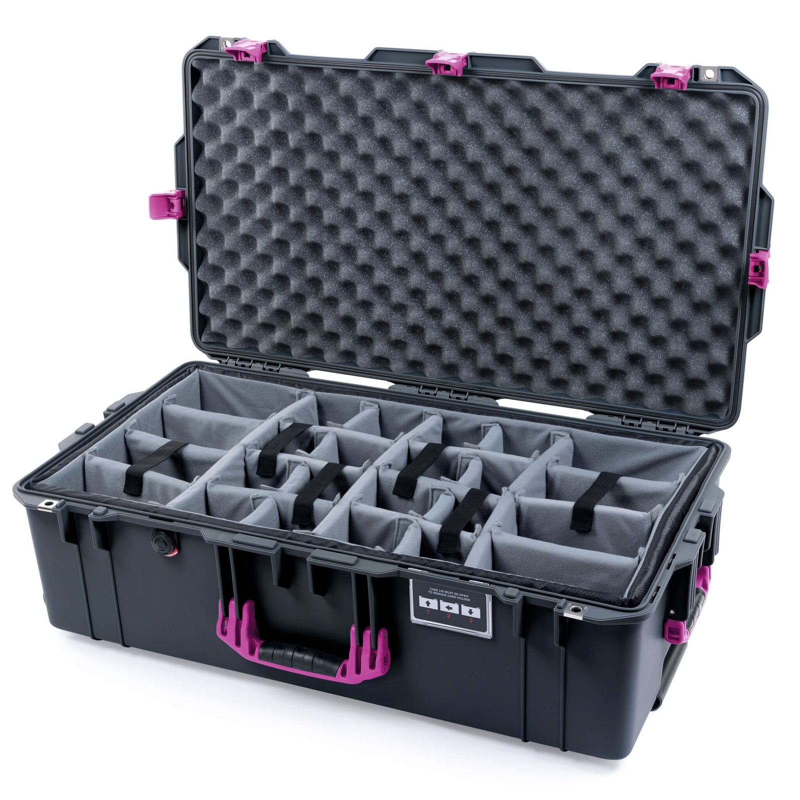 Pelican 1615 Air Case - Charcoal & Magenta