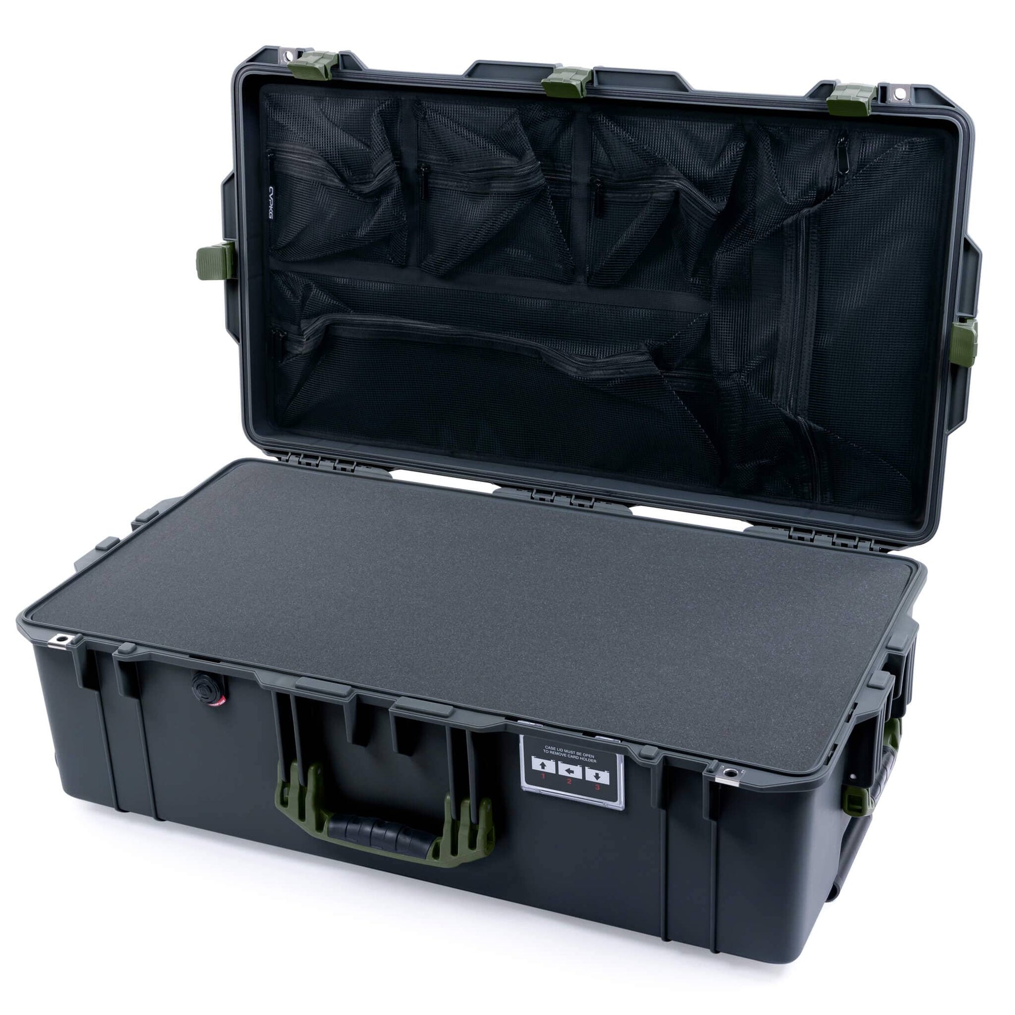 Pelican 1615 Air Case - Charcoal & OD Green