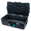 Pelican 1615 Air Case, Charcoal with Teal Handles, Latches & Trolley Combo-Pouch Lid Organizer Only ColorCase 016150-0300-520-591-590