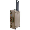 Pelican 1615 Air Case, Dark Desert Dirt with OD Green Handles & Latches ColorCase
