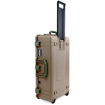 Pelican 1615 Air Case, Dark Desert Dirt with OD Green Handles & Latches ColorCase
