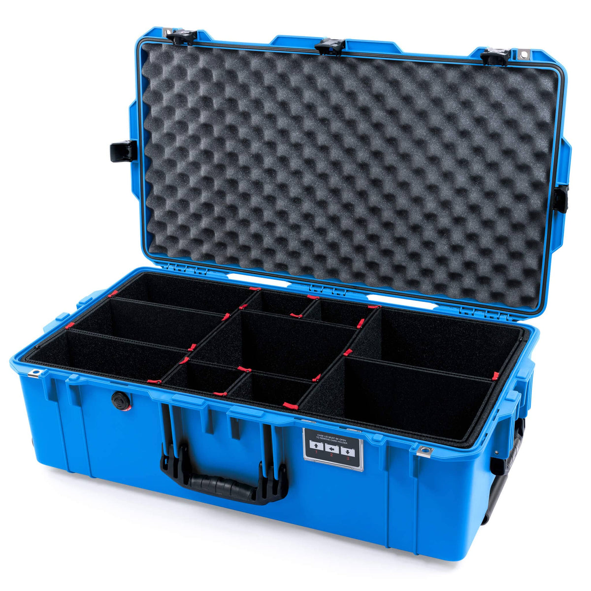 Pelican 1615 Air Case - Electric Blue &amp; Black TSA Latches
