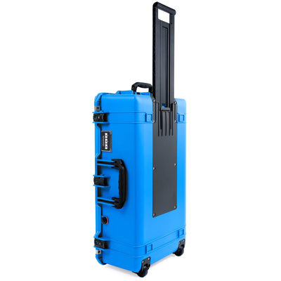Pelican 1615 Air Case, Electric Blue with Black Handles & TSA Locking Latches & Trolley ColorCase