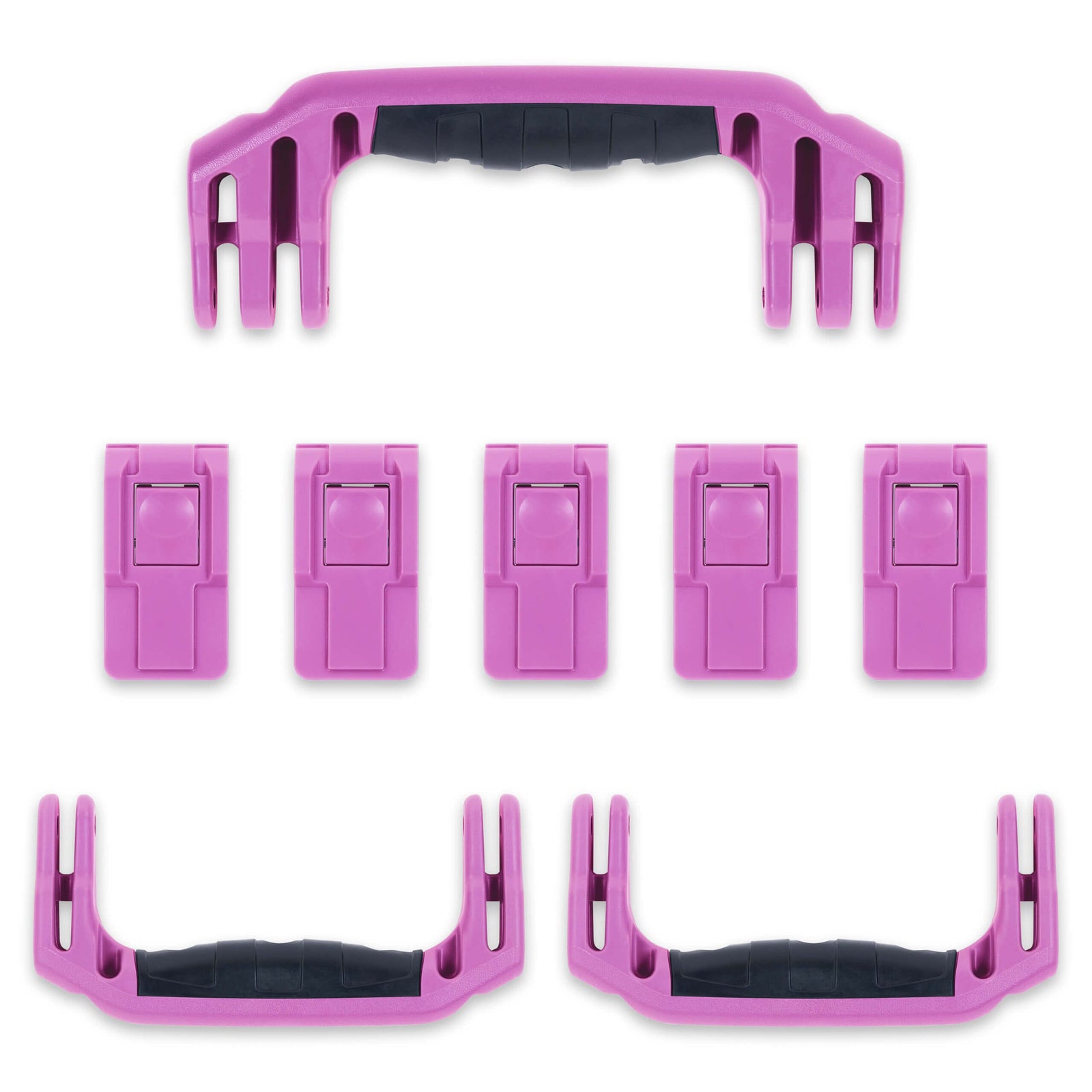 Pelican 1615 Air Replacement Handles & Latches, Magenta (Set of 3 Handles, 5 Latches) ColorCase 