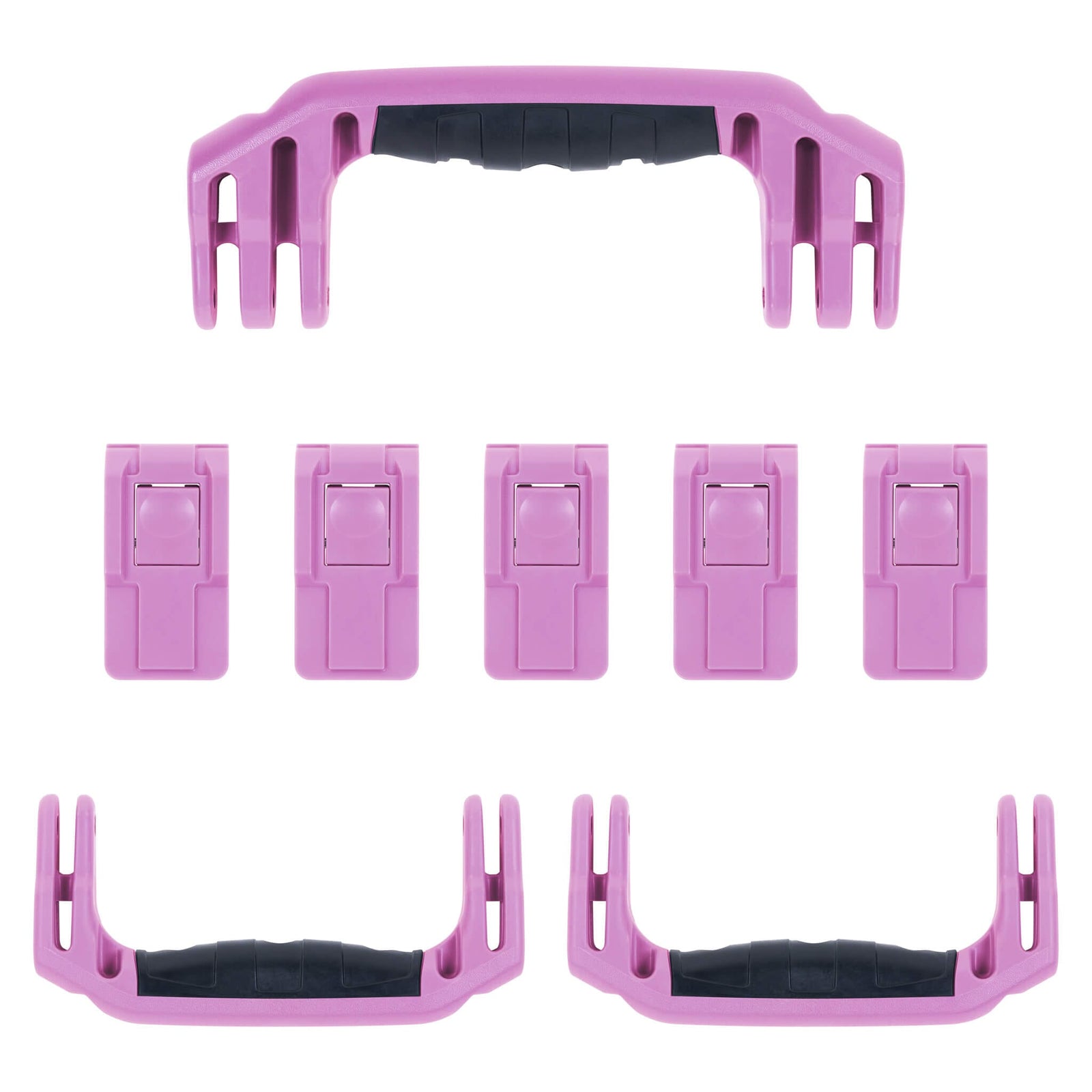 Pelican 1626 Air Replacement Handles & Latches, Magenta (Set of 3 Handles, 5 Latches) ColorCase 