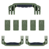 Pelican 1615 Air Replacement Handles & Latches, OD Green (Set of 3 Handles, 5 Latches) ColorCase