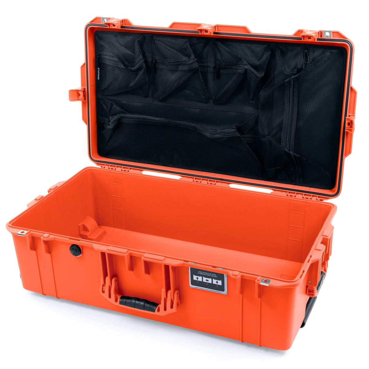 Pelican 1615 Air Case - Orange Mesh Lid Organizer Only ColorCase 016150-0100-150-151