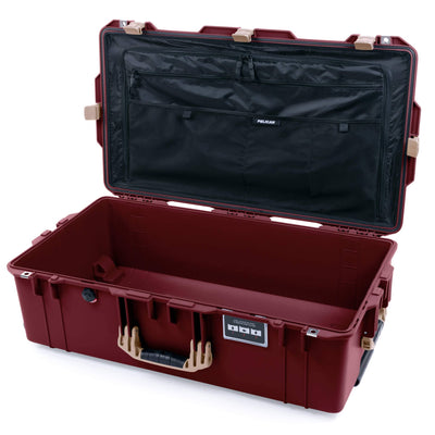 Pelican 1615 Air Case - Oxblood & Desert Tan TRVL Lid Organizer Only ColorCase 016150-0300-510-311