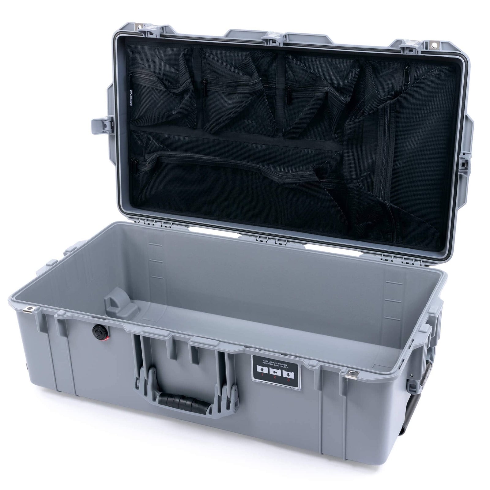Pelican 1615 Air Case - Silver Mesh Lid Organizer Only ColorCase 016150-0100-180-181