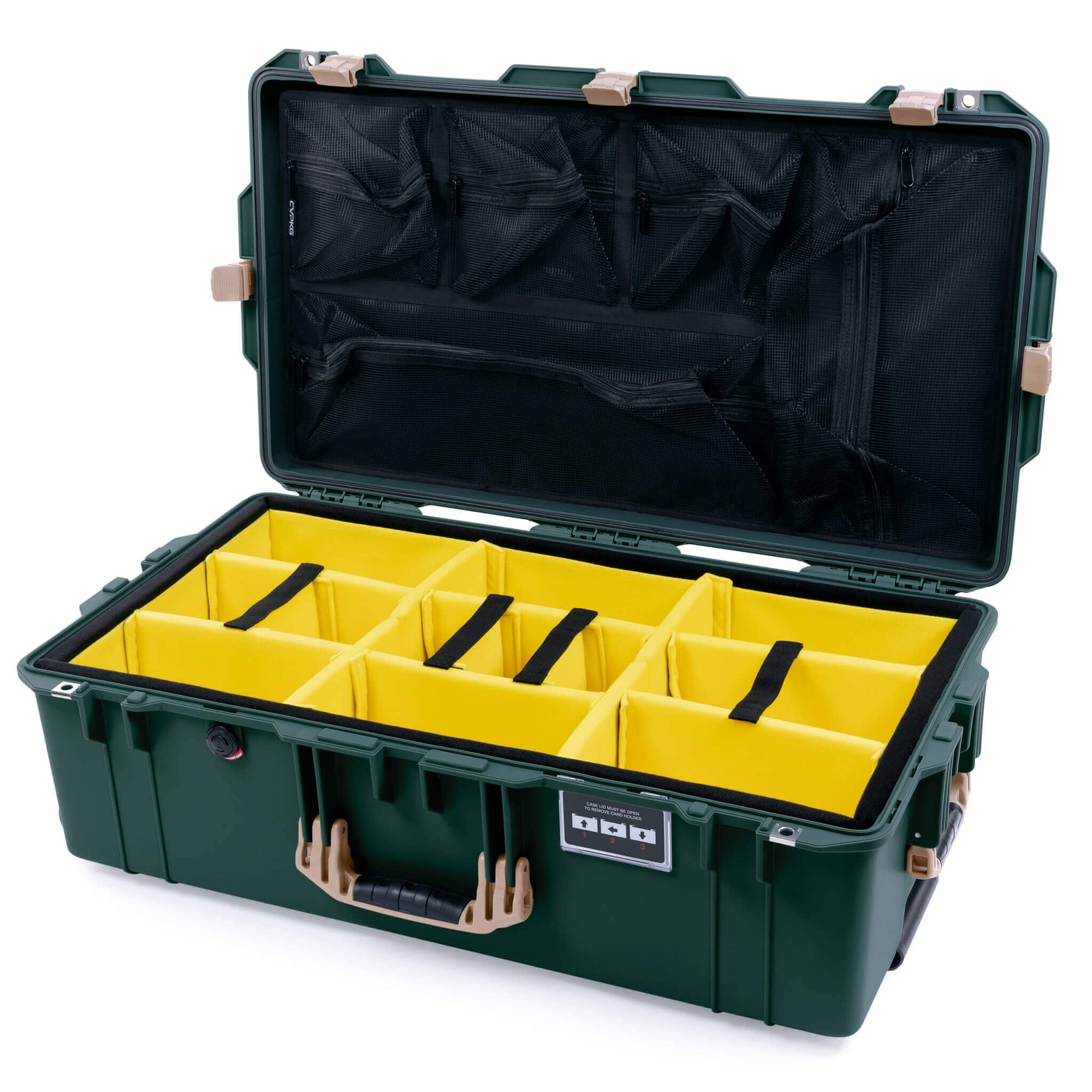 Pelican 1615 Air Case - Trekking Green & Desert Tan