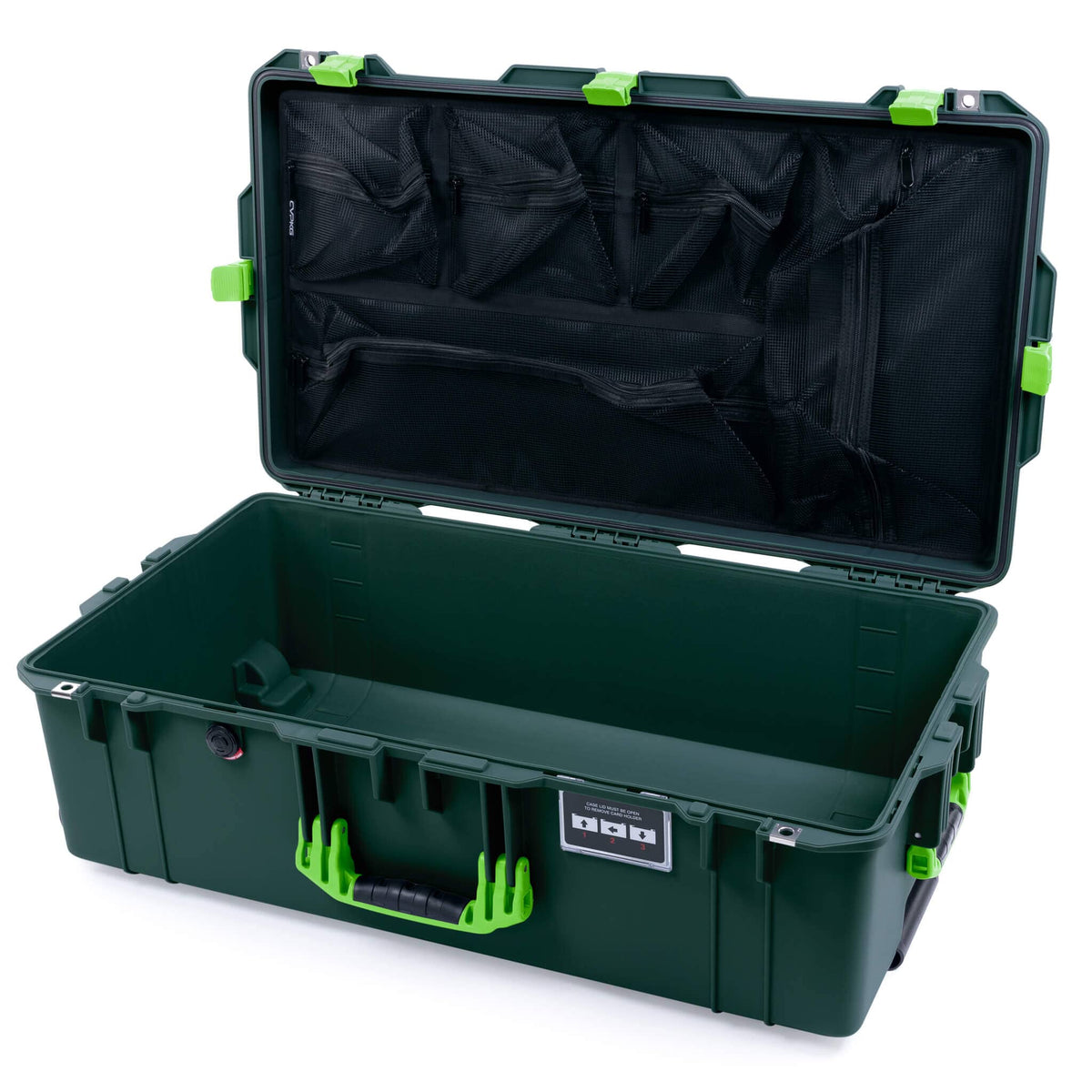 Pelican 1615 Air Case - Trekking Green &amp; Lime Green
