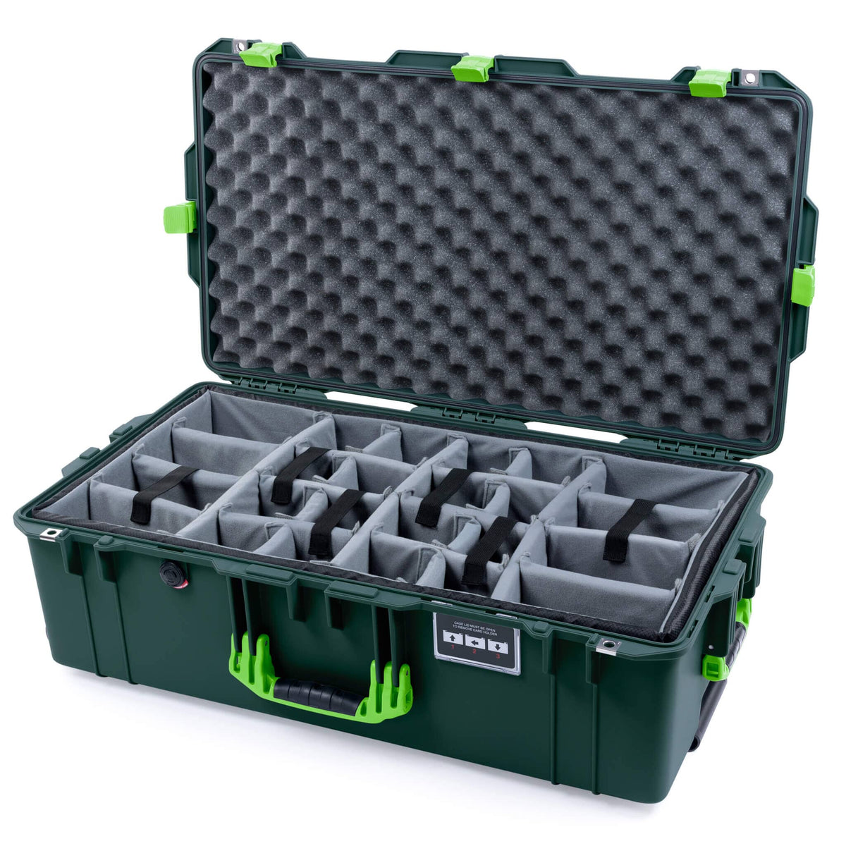 Pelican 1615 Air Case - Trekking Green &amp; Lime Green