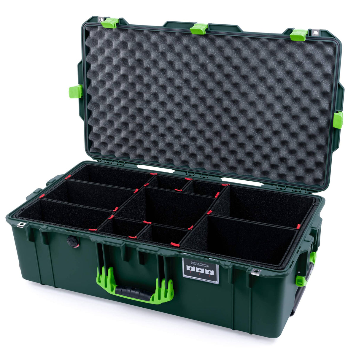 Pelican 1615 Air Case - Trekking Green &amp; Lime Green