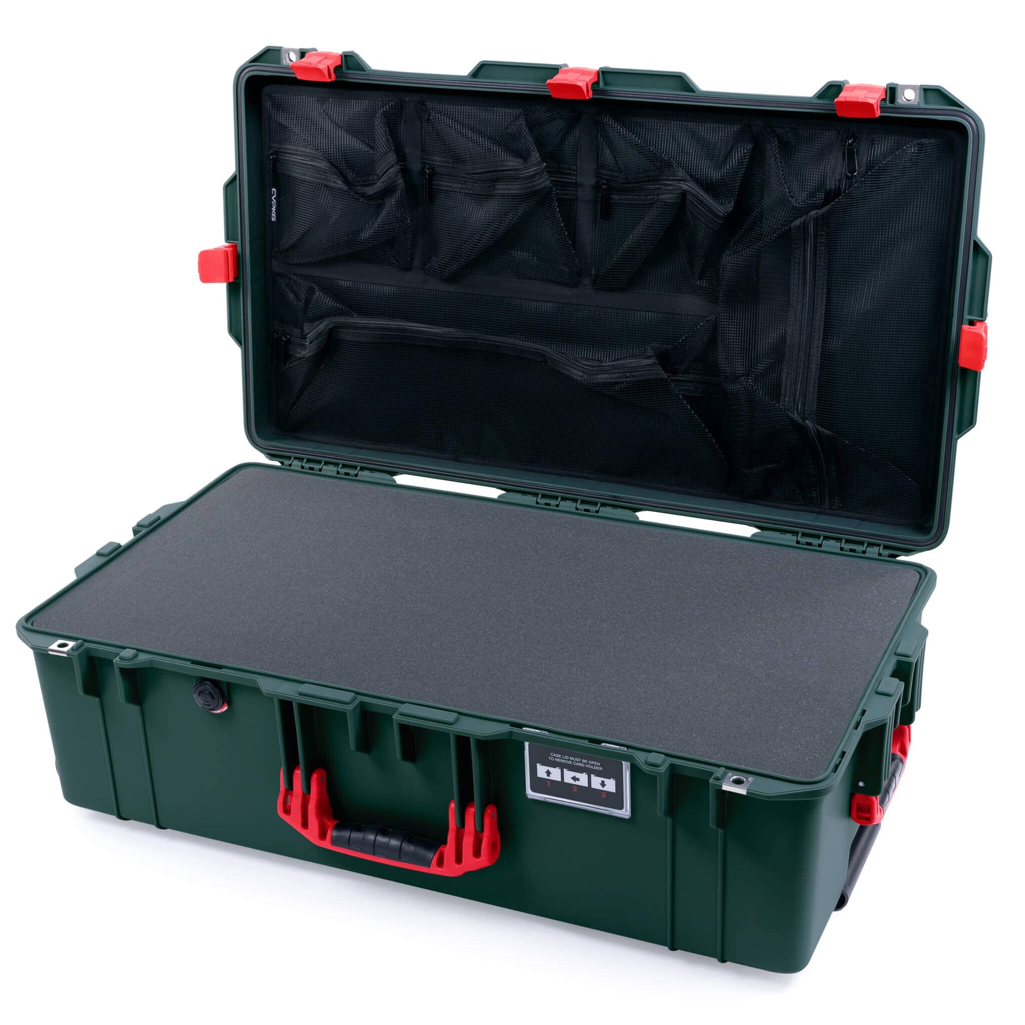 Pelican 1615 Air Case - Trekking Green & Red