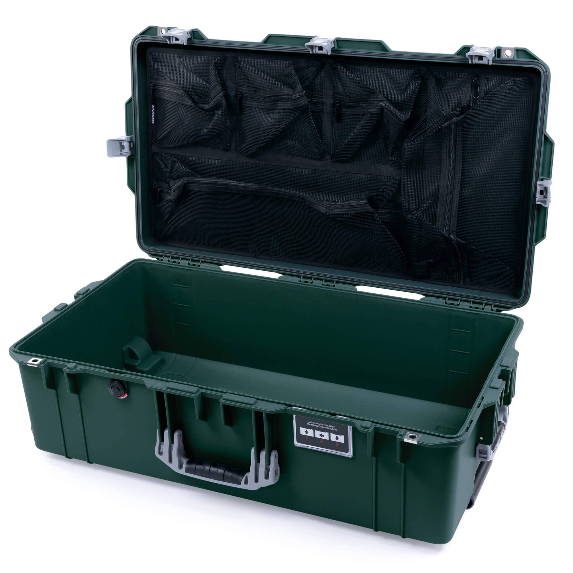 Pelican 1615 Air Case - Trekking Green & Silver