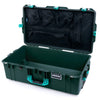 Pelican 1615 Air Case, Trekking Green with Teal Handles, Latches & Trolley ColorCase