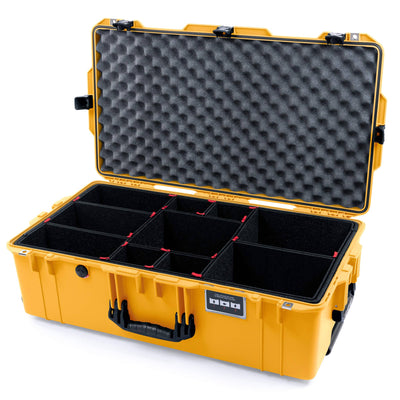 Pelican 1615 Air Case - Yellow & Black TSA Latches