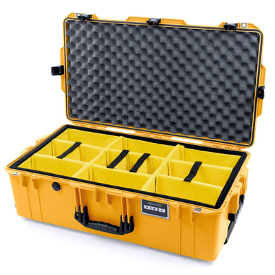 Pelican 1615 Air Case - Yellow & Black TSA Latches