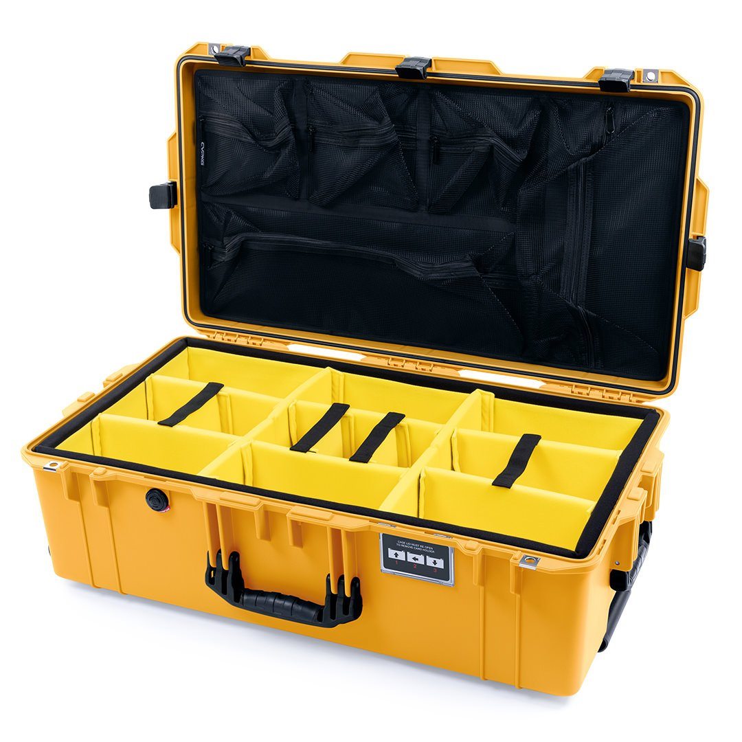 Pelican 1615 Air Case - Yellow & Black