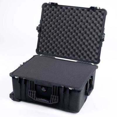Pelican 1620 Case, Black Pick & Pluck Foam with Convoluted Lid Foam ColorCase 016200-0001-110-110