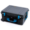 Pelican 1620 Case, Black with Blue Handles & Latches ColorCase