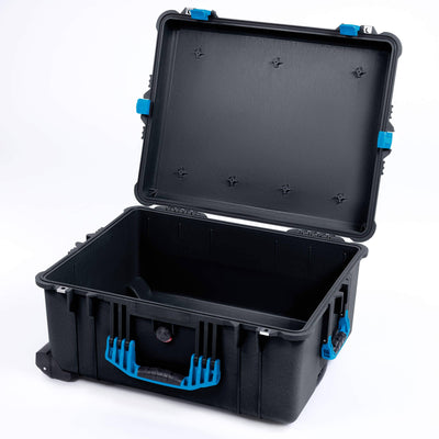 Pelican 1620 Case, Black with Blue Handles & Latches None (Case Only) ColorCase 016200-0000-110-120