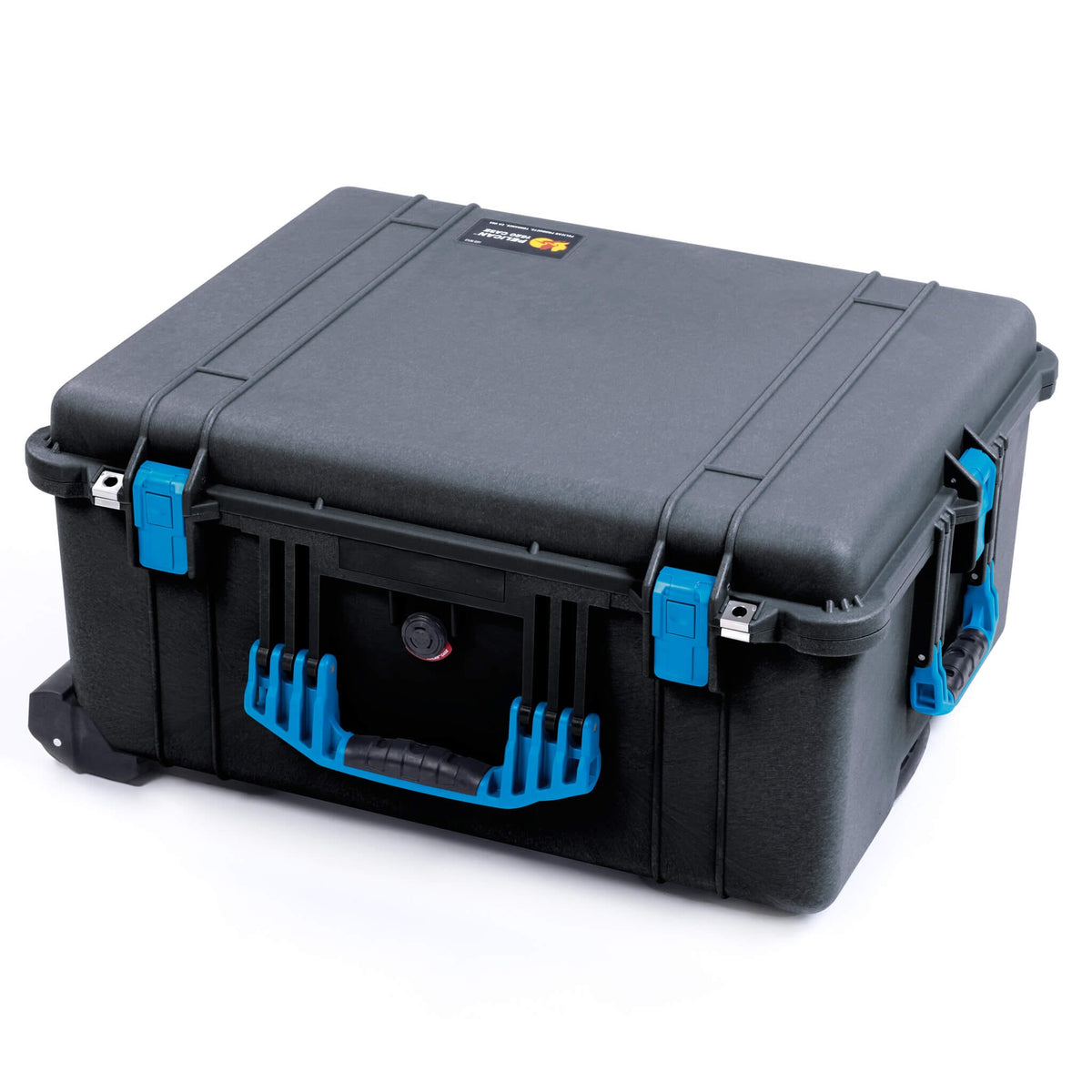 Pelican 1620 Case, Black with Blue Handles &amp; Push-Button Latches ColorCase 