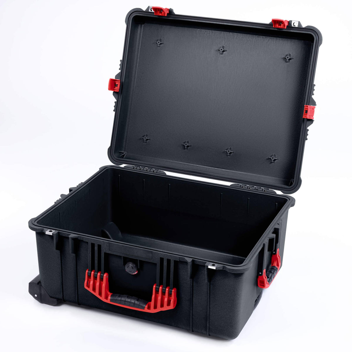 Pelican 1620 Case, Black with Red Handles &amp; Push-Button Latches None (Case Only) ColorCase 016200-0000-110-321