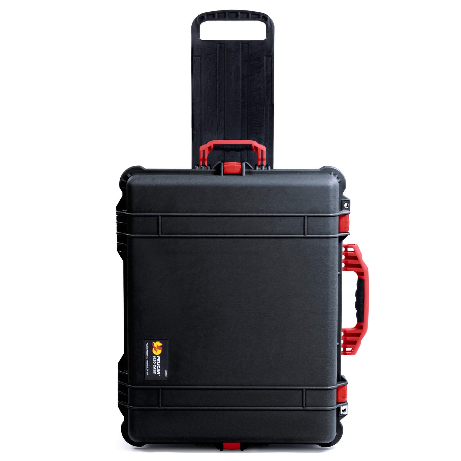 Pelican 1620 Case, Black with Red Handles & Latches ColorCase 