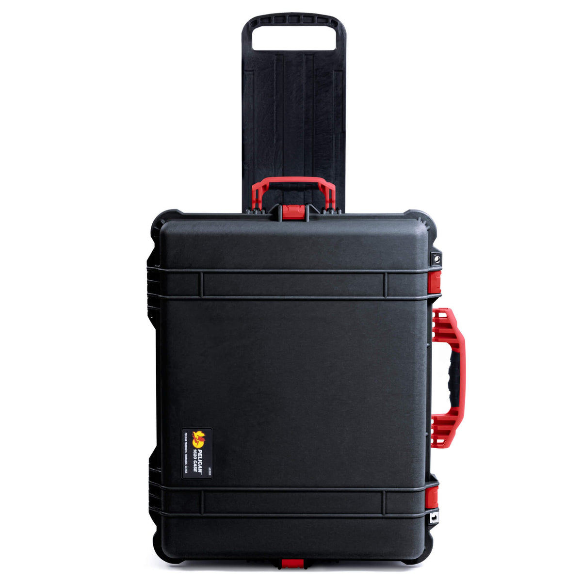 Pelican 1620 Case, Black with Red Handles &amp; Push-Button Latches ColorCase 