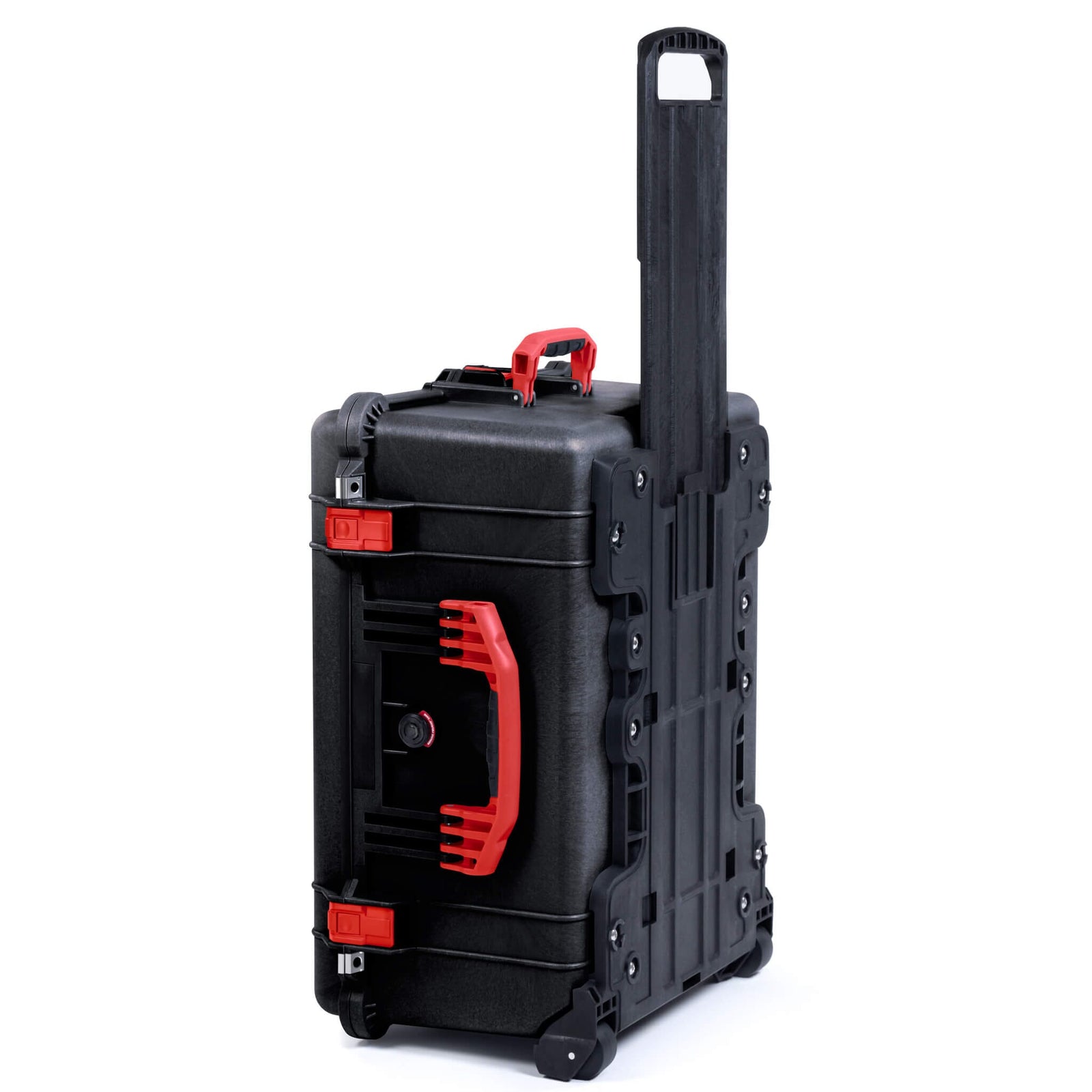 Pelican 1620 Case, Black with Red Handles & Push-Button Latches ColorCase 