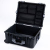 Pelican 1620 Case, Black with Silver Handles & Latches ColorCase