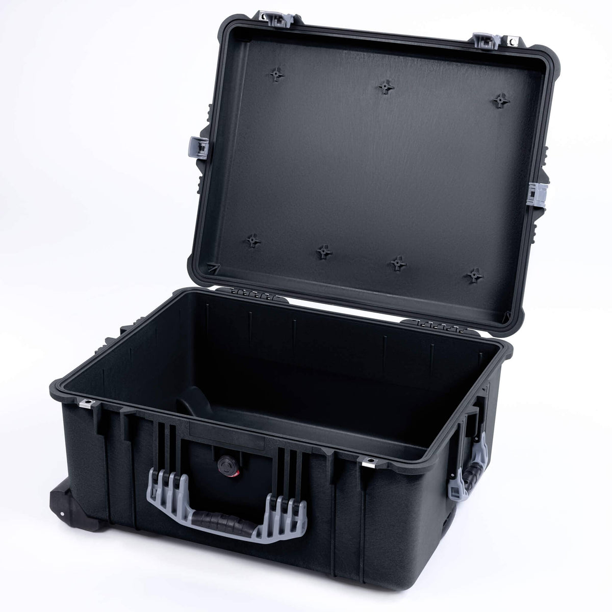 Pelican 1620 Case, Black with Silver Handles &amp; Push-Button Latches None (Case Only) ColorCase 016200-0000-110-181