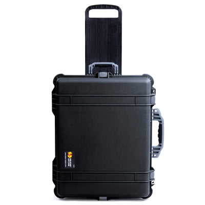 Pelican 1620 Case, Black with Silver Handles & Latches ColorCase