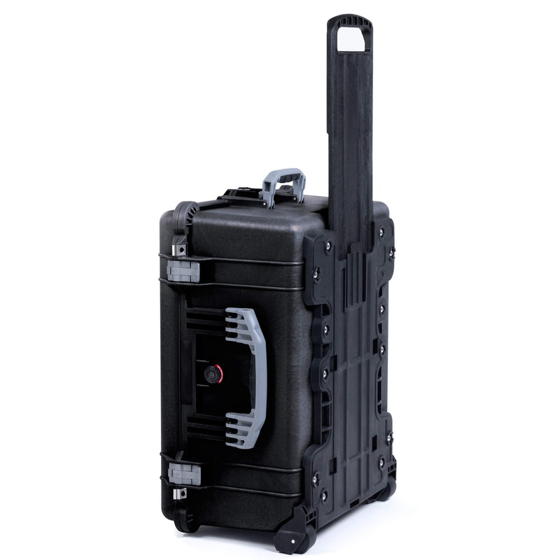 Pelican 1620 Case, Black with Silver Handles & Latches ColorCase 