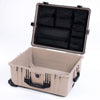 Pelican 1620 Case, Desert Tan with Black Handles & Push-Button Latches ColorCase